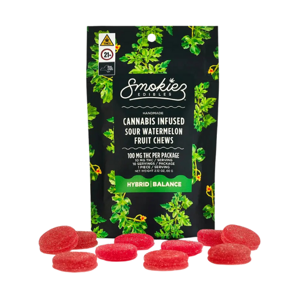 *THCSC Dabbin Dots Rosin Gummy 10mg D9 10pk / Sativa / Super Lemon Haze Sweet & Sour Watermelon